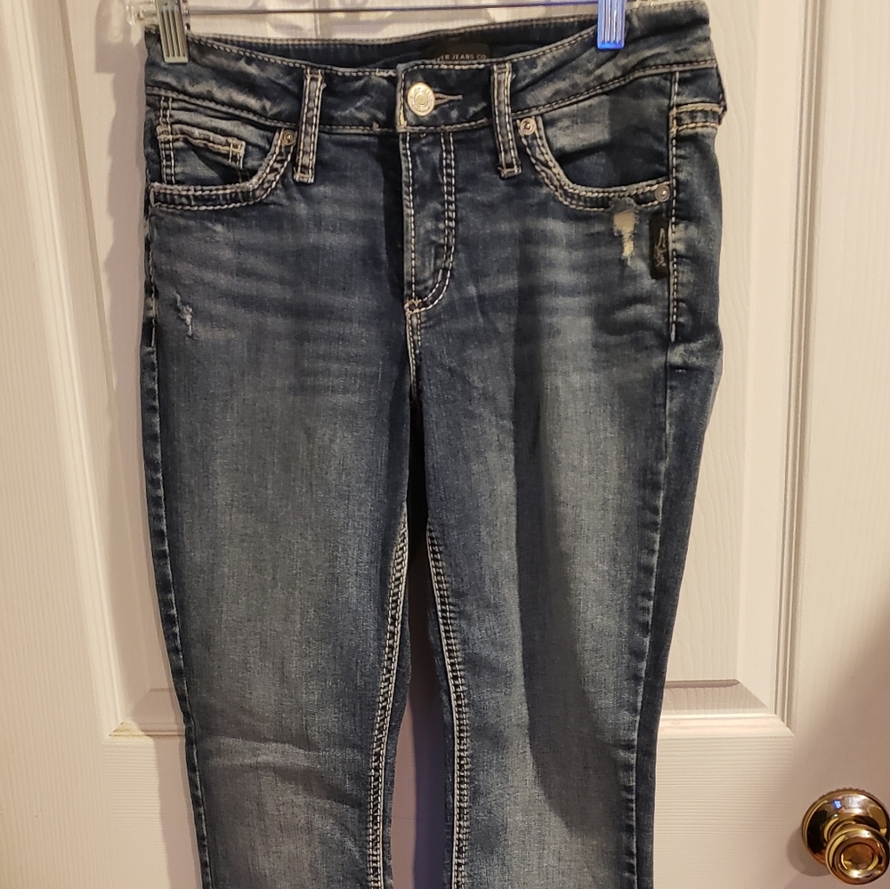 Silver Bootcut Jeans
